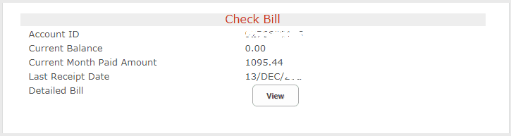 SEWA Bill Check